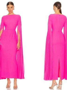 solace london pleated lila dress Solace London Demi Maxi Dress